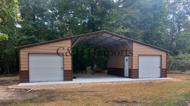 42x20x11 Straight Roof Barn 2