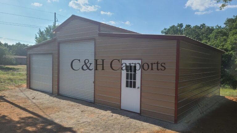 36x25x12 Texas A-Frame Barn