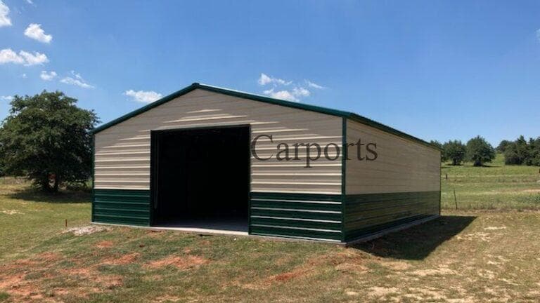 30x40x10 Vertical Roof
